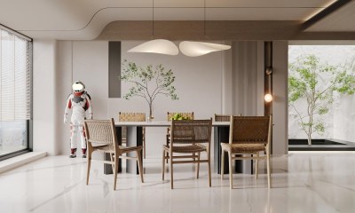 侘寂餐厅3D模型下载